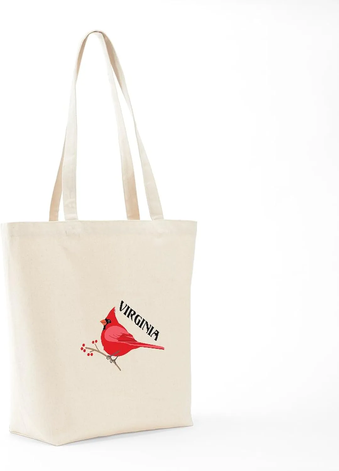 CafePress VIRGINIA Tote Bag Natural Canvas Tote Bag, Reusable Shopping Bag