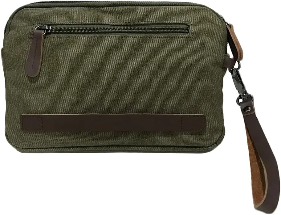 Canvas Smartphone Wristlets Bag Clutch Bag Wallet Purse Zipper Pouch Handbag