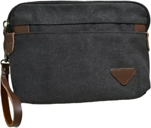 Canvas Smartphone Wristlets Bag Clutch Bag Wallet Purse Zipper Pouch Handbag