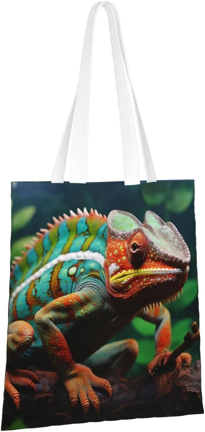 Canvas Tote Bag For Women Reusable Shopping Bag Casual Travel Mountain Scenery Shoulder Bag Handbag For Travel