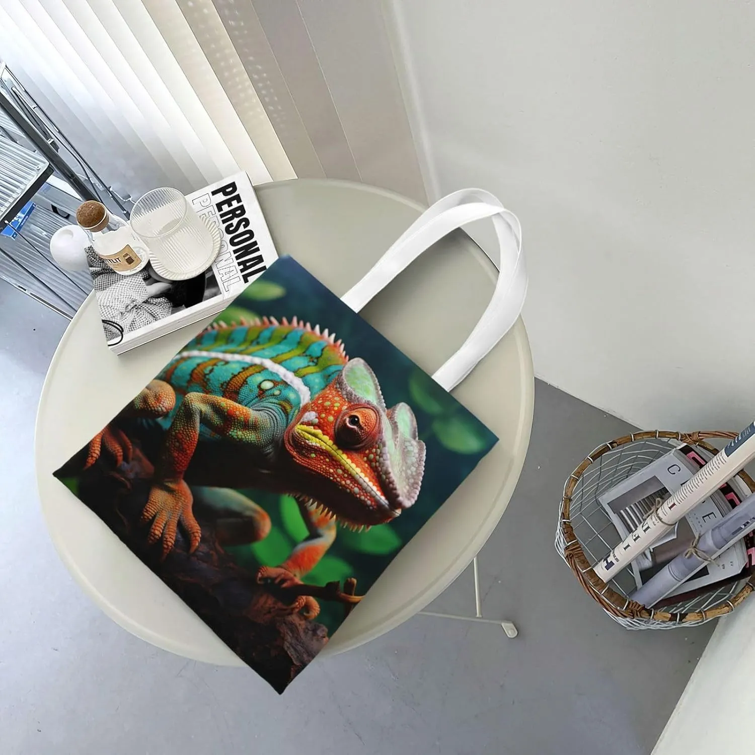 Canvas Tote Bag For Women Reusable Shopping Bag Casual Travel Mountain Scenery Shoulder Bag Handbag For Travel