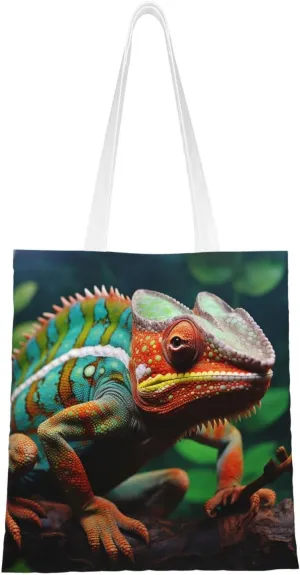 Canvas Tote Bag For Women Reusable Shopping Bag Casual Travel Mountain Scenery Shoulder Bag Handbag For Travel
