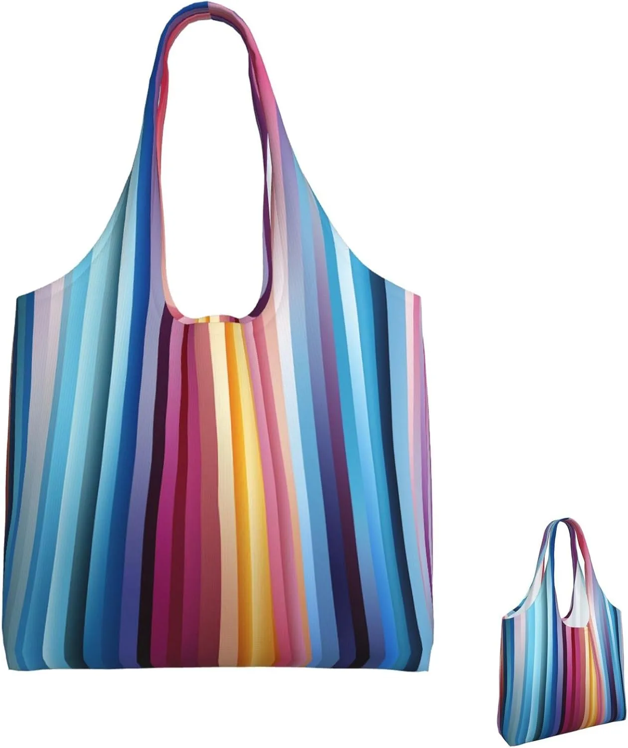 Canvas Tote Bag Lightweight Reusable Grocery Shopping Bag Red Shark Image Handbag for Women Men