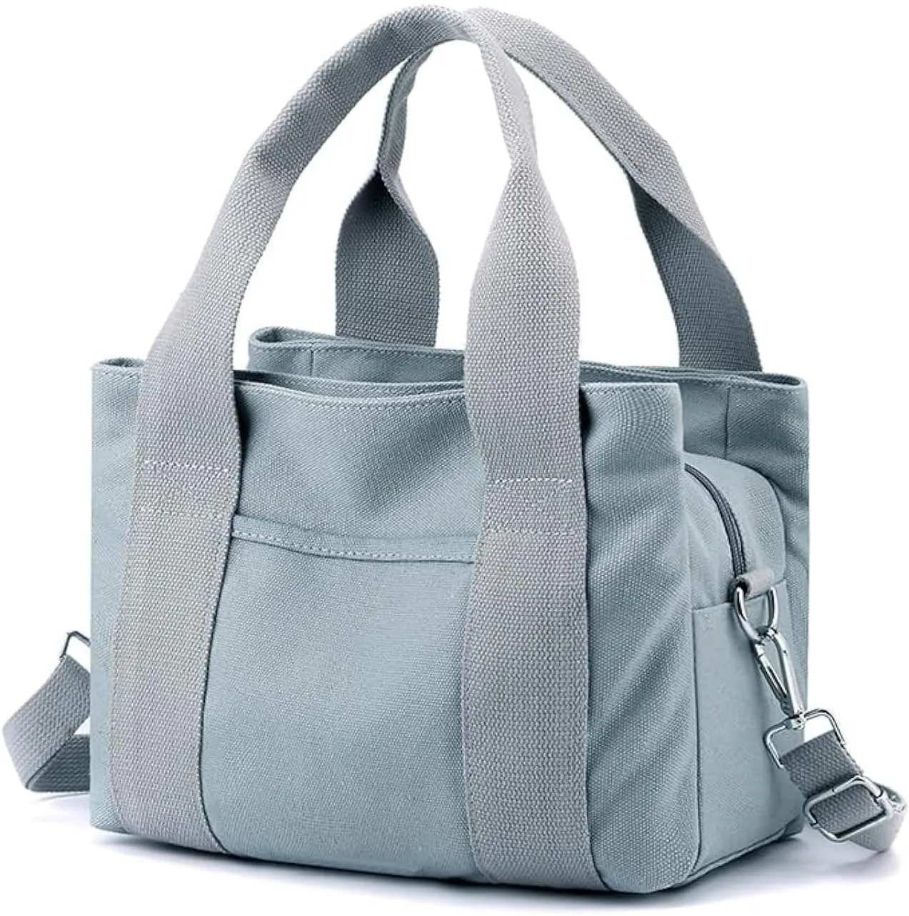 Canvas Tote Bags for Women Shoulder Hobo Bags Handbags Purse Big Satchel Purses Multi-pockets Casual Work Bags 2023
