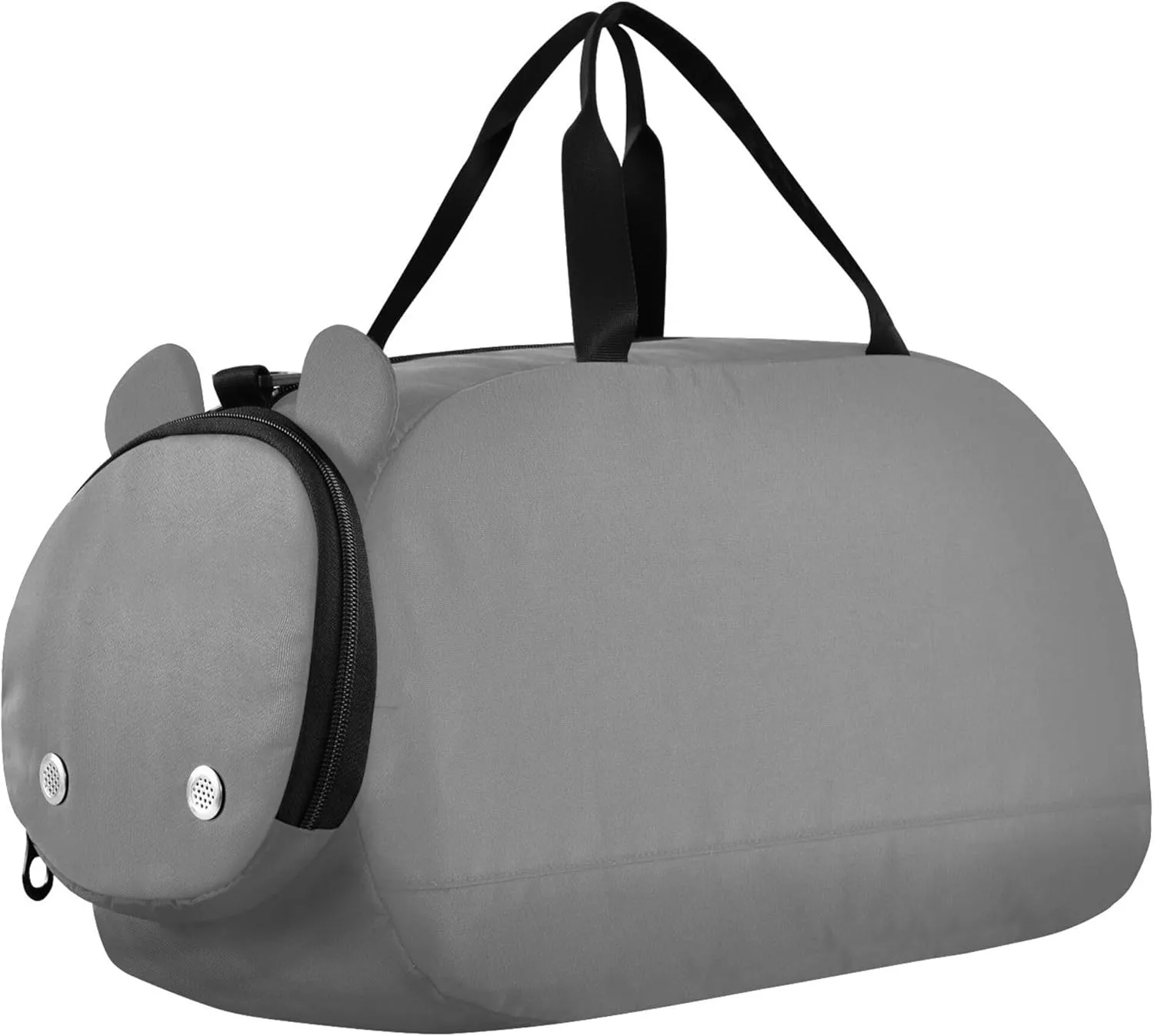 Carry on Duffel Bag Boy Weekender Overnight Dark Gray Girls Tote Duffle Bags Travel with Shoe Compartment