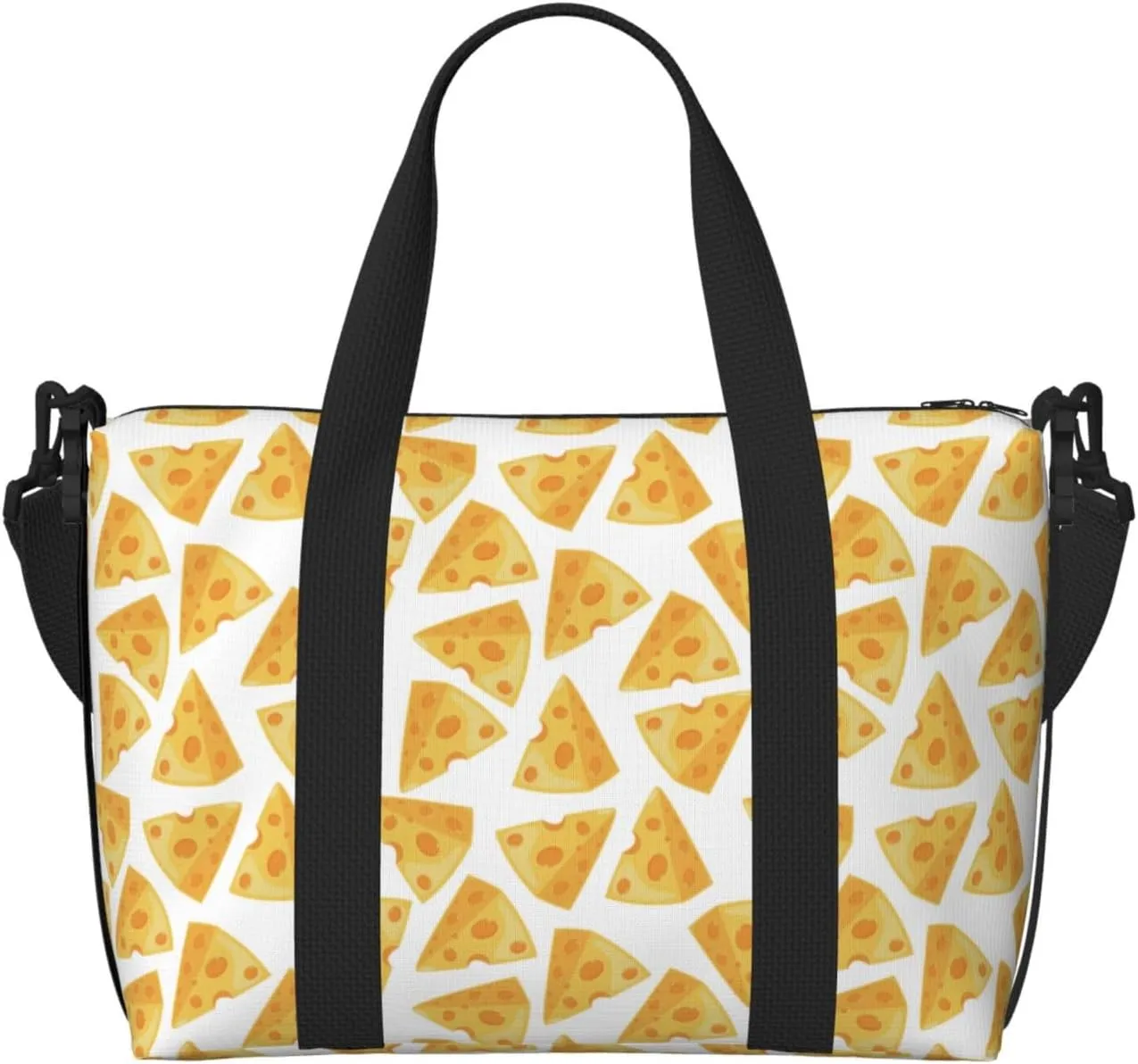 Carry On Duffle Bags Overnight Weekender Bags for Women, Cute Cheese Personal Item Travel Bag, Travel Essentials Sport Gym Bag for Men Women