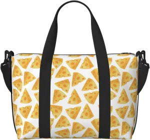 Carry On Duffle Bags Overnight Weekender Bags for Women, Cute Cheese Personal Item Travel Bag, Travel Essentials Sport Gym Bag for Men Women