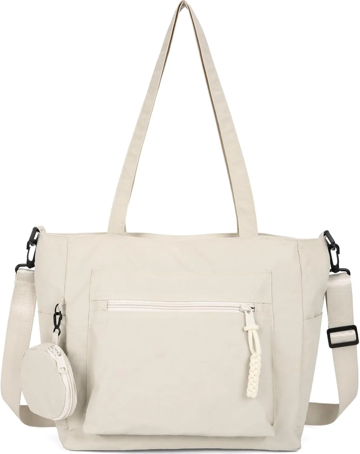 Casual Crossbody Bag Nylon Plain Messenger Bag Hobo Shoulder Bag Travel Daypacks