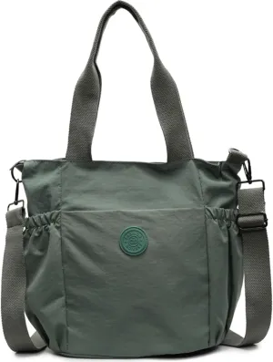 Casual Crossbody Bag Nylon Plain Messenger Bag Hobo Shoulder Bag Travel Daypacks