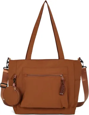 Casual Crossbody Bag Nylon Plain Messenger Bag Hobo Shoulder Bag Travel Daypacks