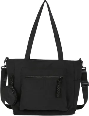 Casual Crossbody Bag Nylon Plain Messenger Bag Hobo Shoulder Bag Travel Daypacks