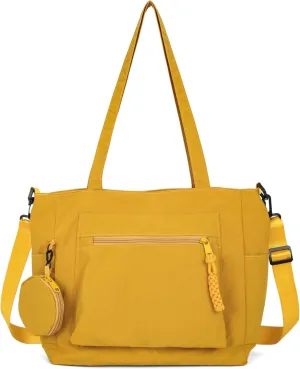 Casual Crossbody Bag Nylon Plain Messenger Bag Hobo Shoulder Bag Travel Daypacks