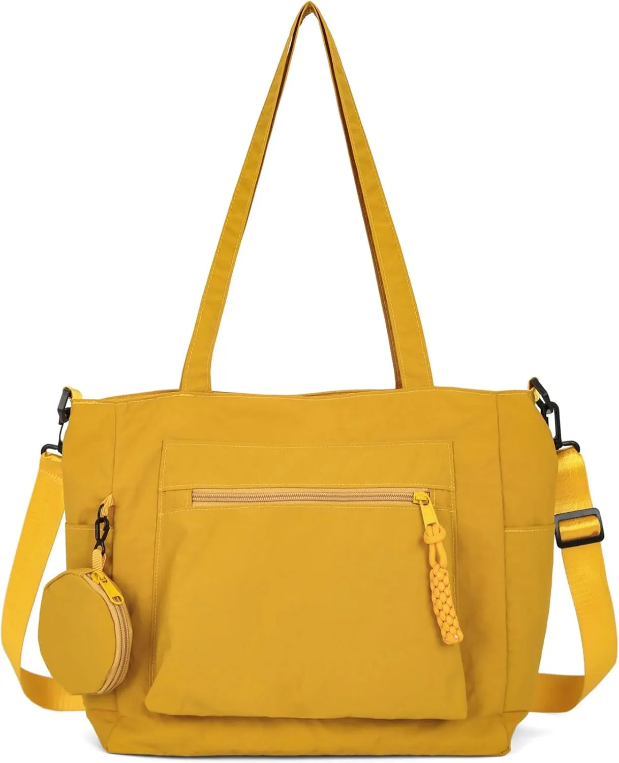 Casual Crossbody Bag Nylon Plain Messenger Bag Hobo Shoulder Bag Travel Daypacks