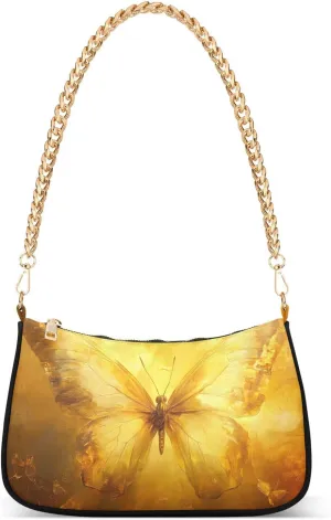 CEBUGI Crossbody Bags for Women Shoulder Purse Butterfly Handbags Stylish Clutch Purse with Chain Strap