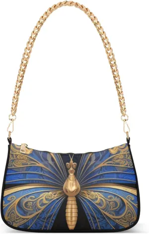 CEBUGI Crossbody Bags for Women Shoulder Purse Butterfly Wings Handbags Stylish Clutch Purse with Chain Strap