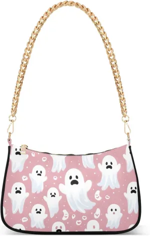 CEBUGI Crossbody Bags for Women Shoulder Purse Cute Ghosts Handbags Stylish Clutch Purse with Chain Strap