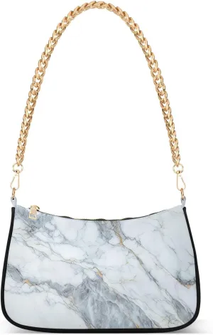 CEBUGI Crossbody Bags for Women Shoulder Purse Elegant Marble Texture Handbags Stylish Clutch Purse with Chain Strap