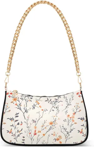 CEBUGI Crossbody Bags for Women Shoulder Purse Small Floral Handbags Stylish Clutch Purse with Chain Strap