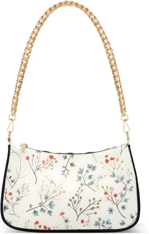 CEBUGI Crossbody Bags for Women Shoulder Purse Small Floral Handbags Stylish Clutch Purse with Chain Strap