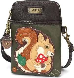 CHALA Crossbody Cell Phone Purse | Women's Multi-Color Wristlet Handbags with Adjustable Strap