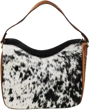 CHALLENGER Women's Western Cowhide Floral Tooled Leather Shoulder Concealed Carry Handbag Purse 18RSH28