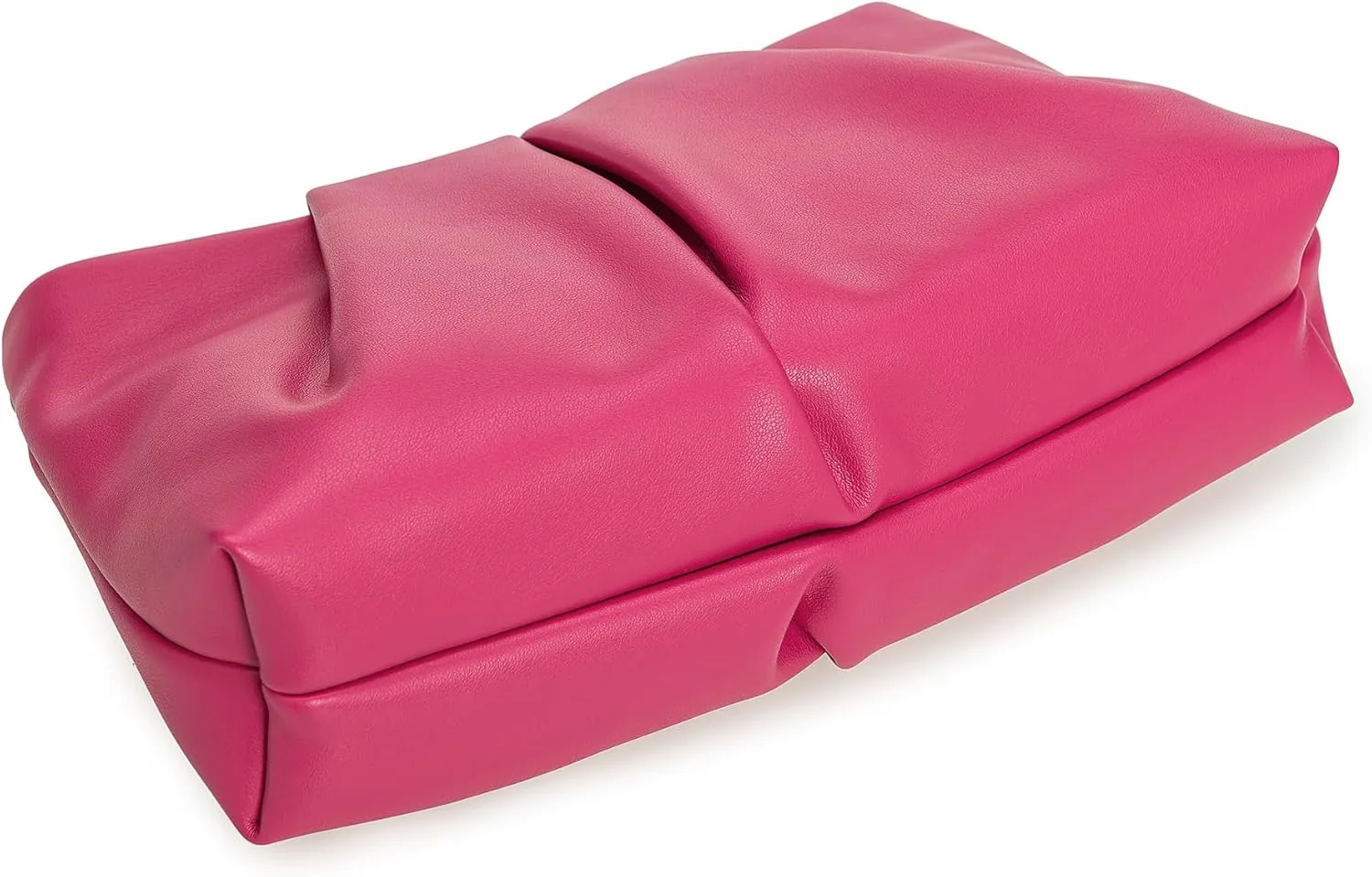 CHARMING TAILOR Women Clutch Bag Dressy Formal Handbag Pleated PU Clutch Purse for Cocktail Prom Wedding Party