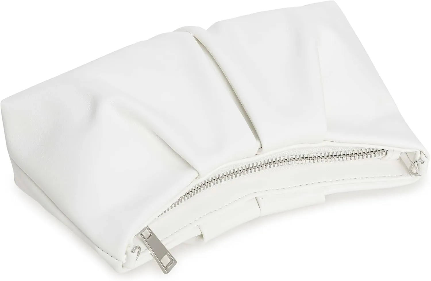 CHARMING TAILOR Women Clutch Bag Dressy Formal Handbag Pleated PU Clutch Purse for Cocktail Prom Wedding Party