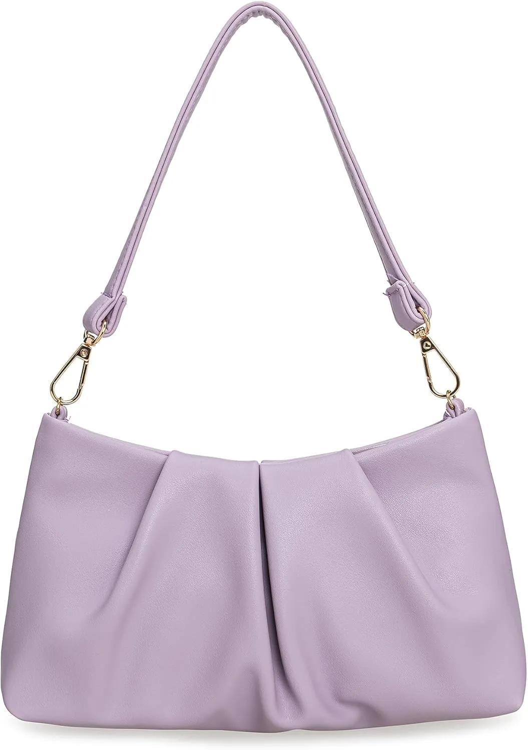 CHARMING TAILOR Women Clutch Bag Dressy Formal Handbag Pleated PU Clutch Purse for Cocktail Prom Wedding Party