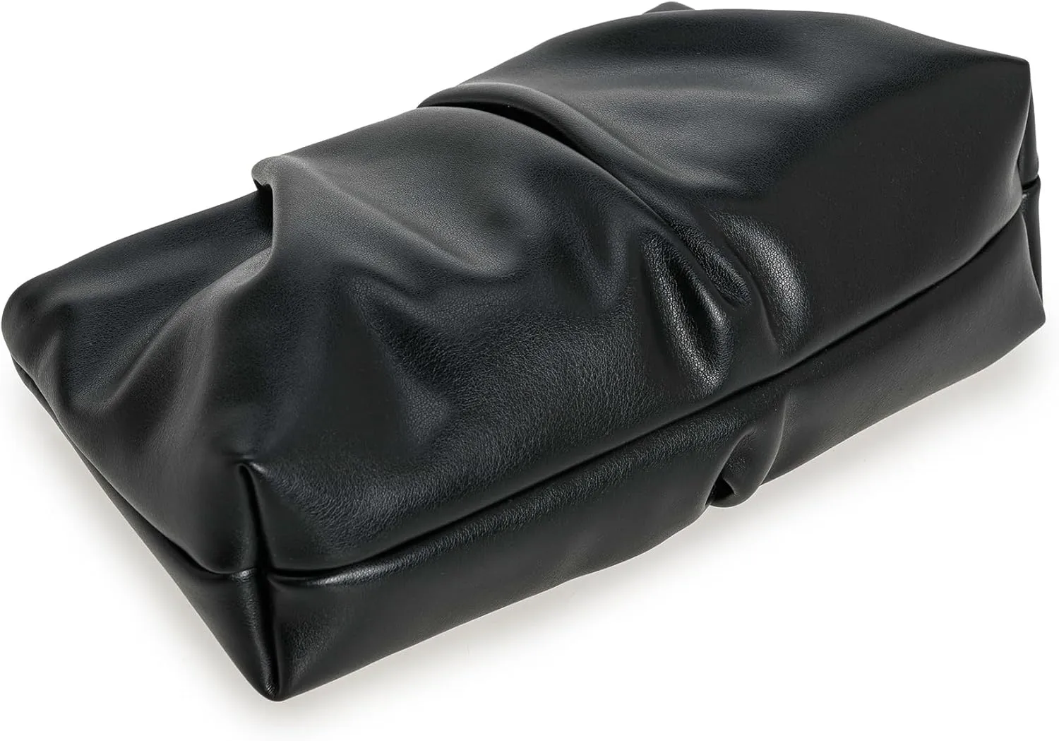 CHARMING TAILOR Women Clutch Bag Dressy Formal Handbag Pleated PU Clutch Purse for Cocktail Prom Wedding Party