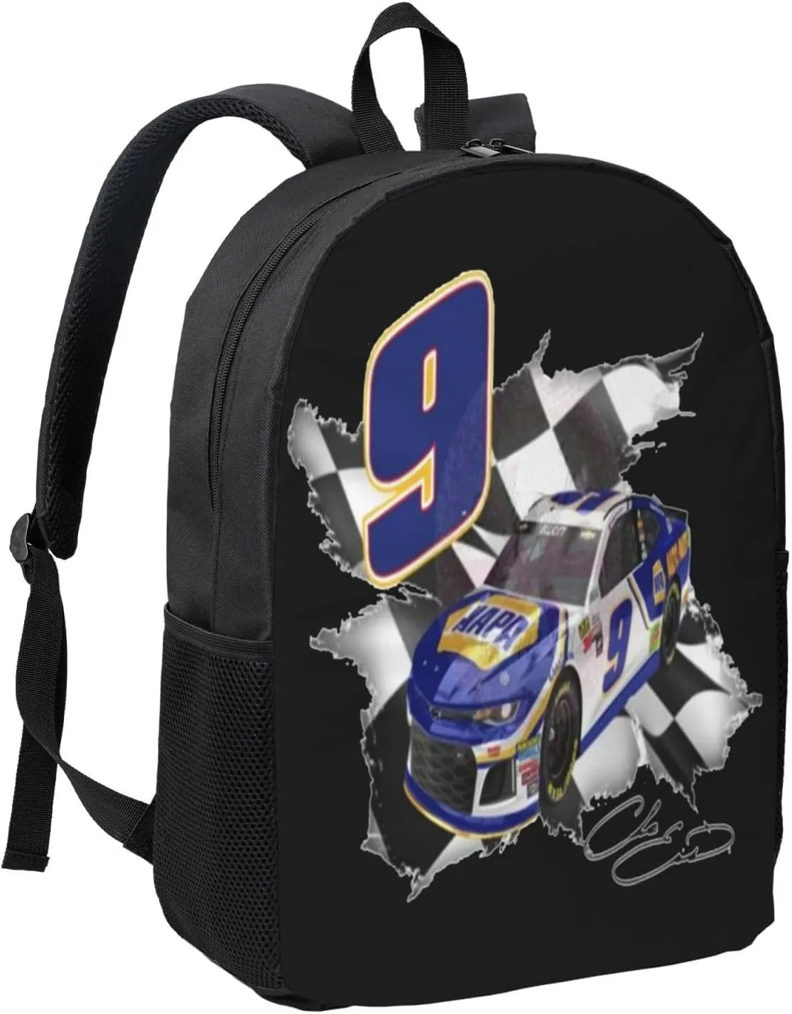 Chase-Elliott-Car-9 Backpack Work Rucksack Computer Bag 17 Inch Travel Backpack Gym Bags