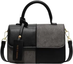 Checkered Shoulder Bag for Women,Small Leather Crossbody Bag,Fall Trendy Luxury Handbags Top-Handle Purse With Strap