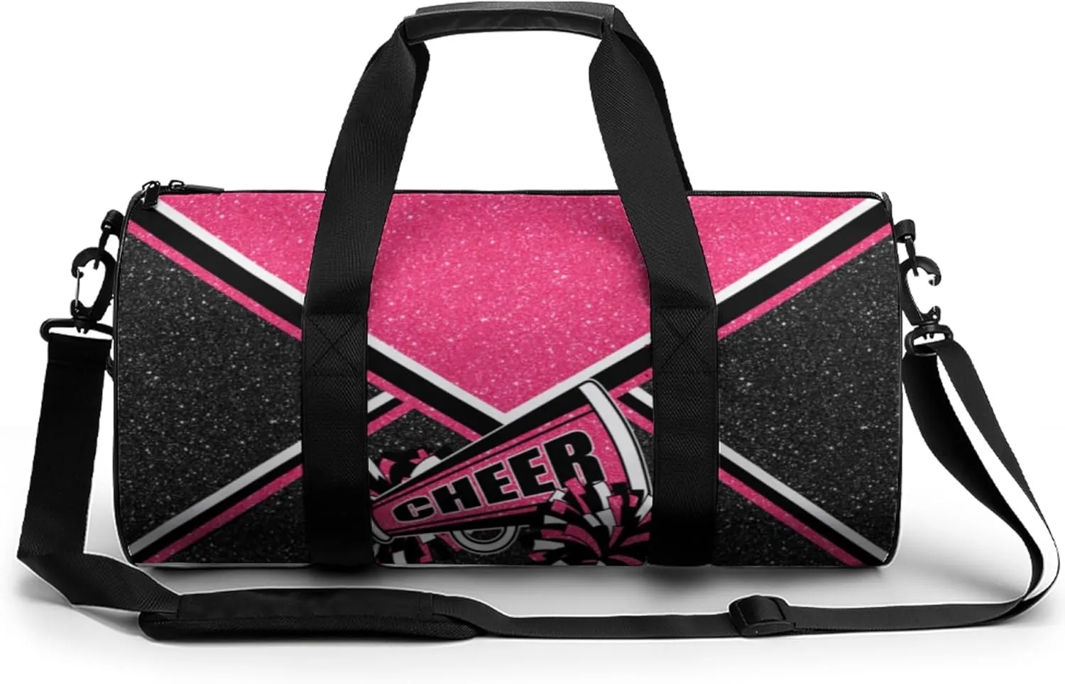 Cheer Duffel Bags for Cheerleaders, Cheerleading Gym Bag, Carry on Weekender Bags, Travel Bag Duffel Bag (Rosered)