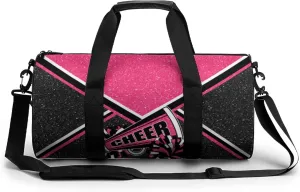 Cheer Duffel Bags for Cheerleaders, Cheerleading Gym Bag, Carry on Weekender Bags, Travel Bag Duffel Bag (Rosered)