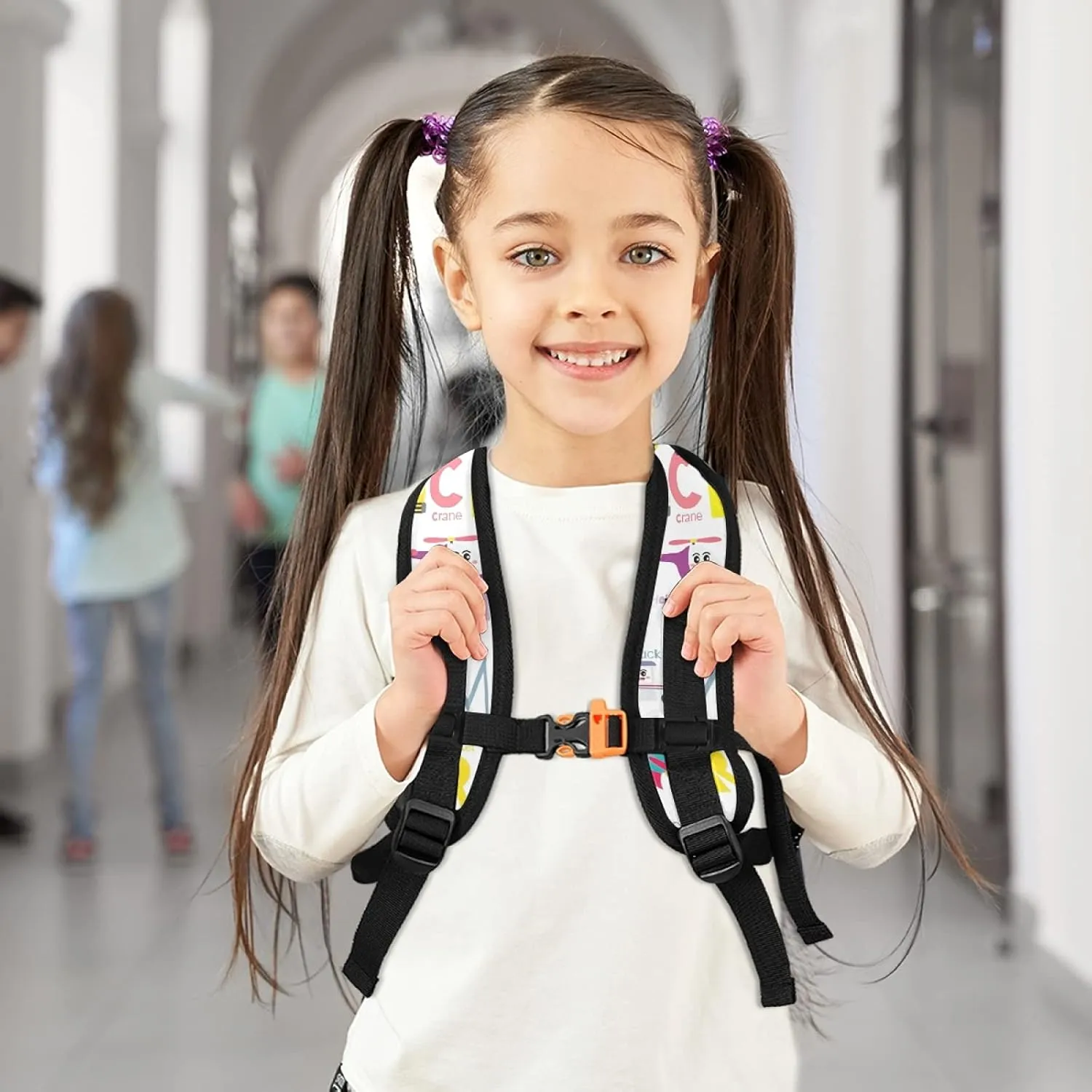 CHIFIGNO Customized Backpack with Name Cute Colorful Transportations Kids Preschool Backpacks for Boys Travel Bag Schoolbag Bookbag for Children