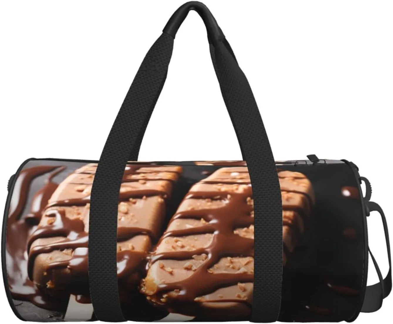Chocolate Popsicles Travel Duffle Bag for Men Women Sport Gym Bag Foldable Weekender Bag Carry on Overnight Bag for Travel Swimming Basketball