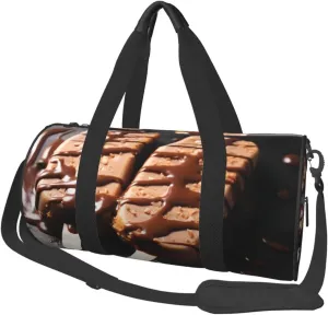 Chocolate Popsicles Travel Duffle Bag for Men Women Sport Gym Bag Foldable Weekender Bag Carry on Overnight Bag for Travel Swimming Basketball