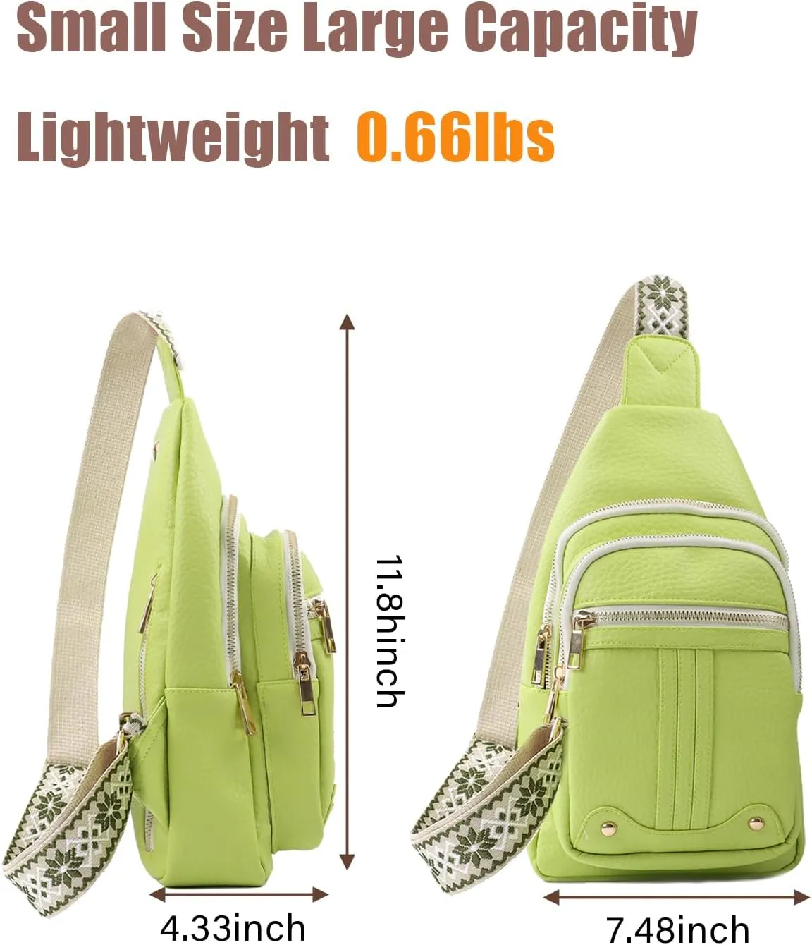 Christmas Gifts for Her Teen Girls Girlfriend Crossbody Bags Gifts for Women Birthday Personalized Gifts for Family Small Crossbody Sling Bag Fanny Pack Chest Travel Purse Mothers Day Gift Idea