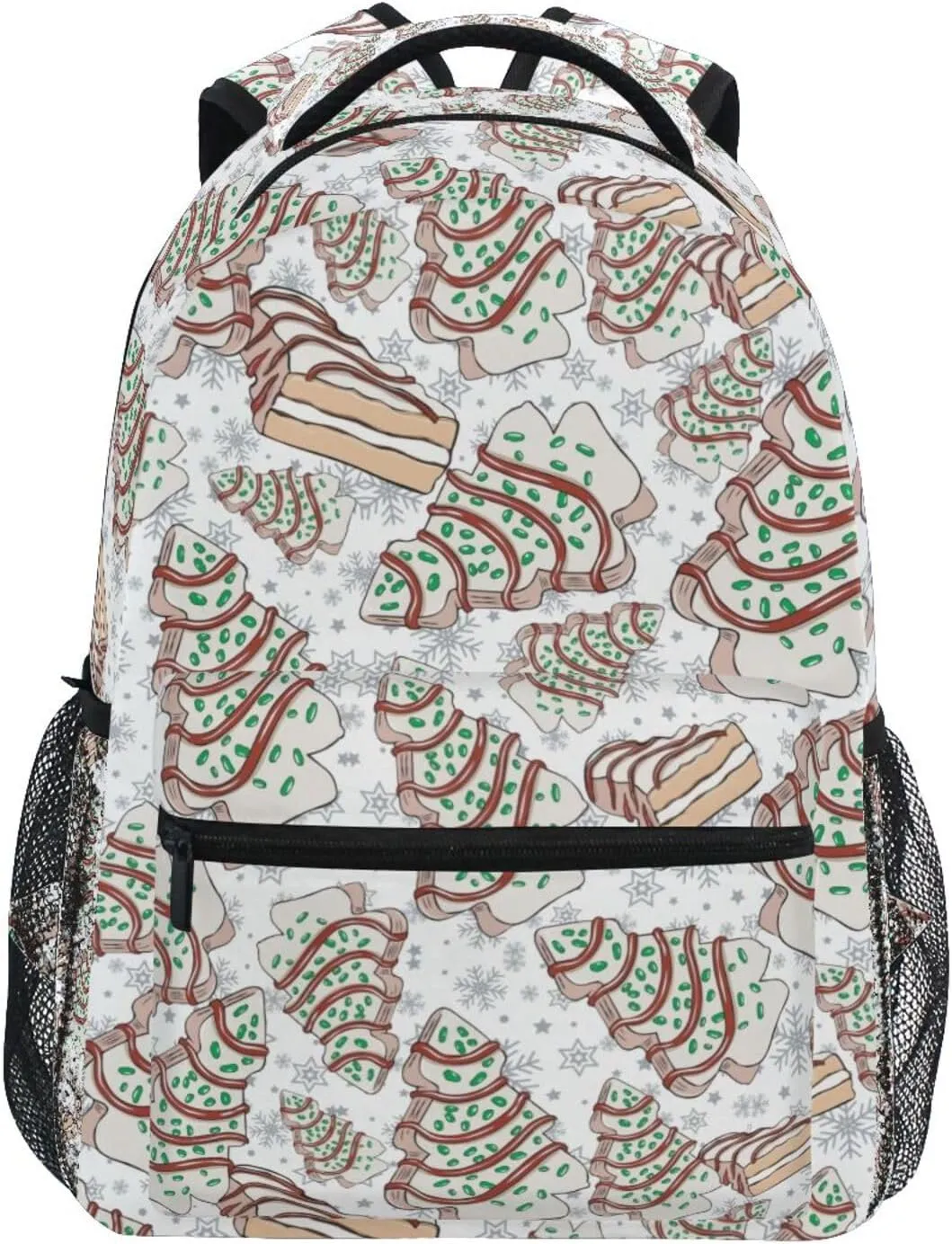 Christmas Tree Cakes Boys Girls Kids School Backpacks Bookbag, School Bag Travel Backpack Daypack