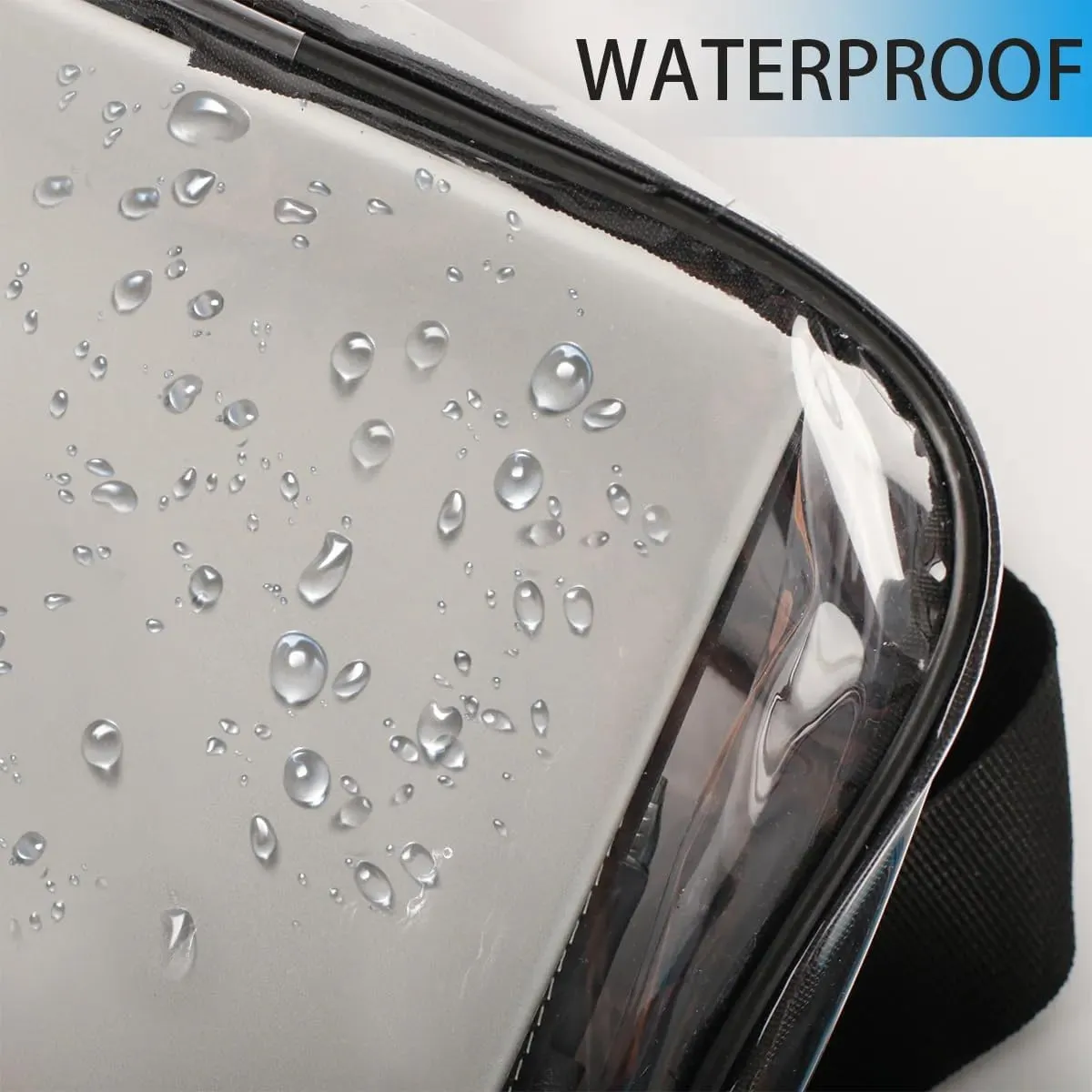 Clear Crossbody Bag Stadium Approved Clear Bag for Concert Sport Event Messenger Bag for Men Women