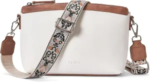 CLUCI Crossbody Bags for Women, Vegan Leather Shoulder Handbags, Purses for Women with Adjustable Wide Strap