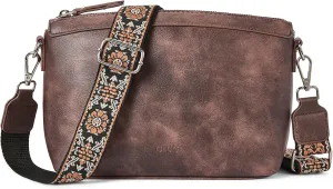 CLUCI Crossbody Bags for Women, Vegan Leather Shoulder Handbags, Purses for Women with Adjustable Wide Strap