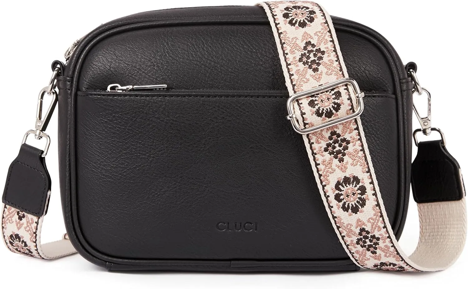 CLUCI Crossbody Bags for Women, Vegan Leather Shoulder Handbags，Purses for Women with Adjustable Wide Strap