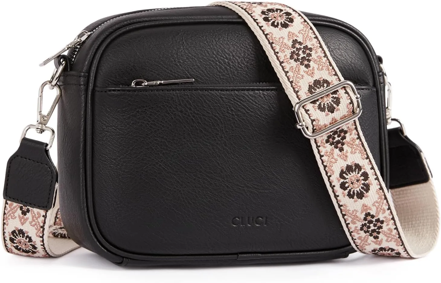 CLUCI Crossbody Bags for Women, Vegan Leather Shoulder Handbags，Purses for Women with Adjustable Wide Strap