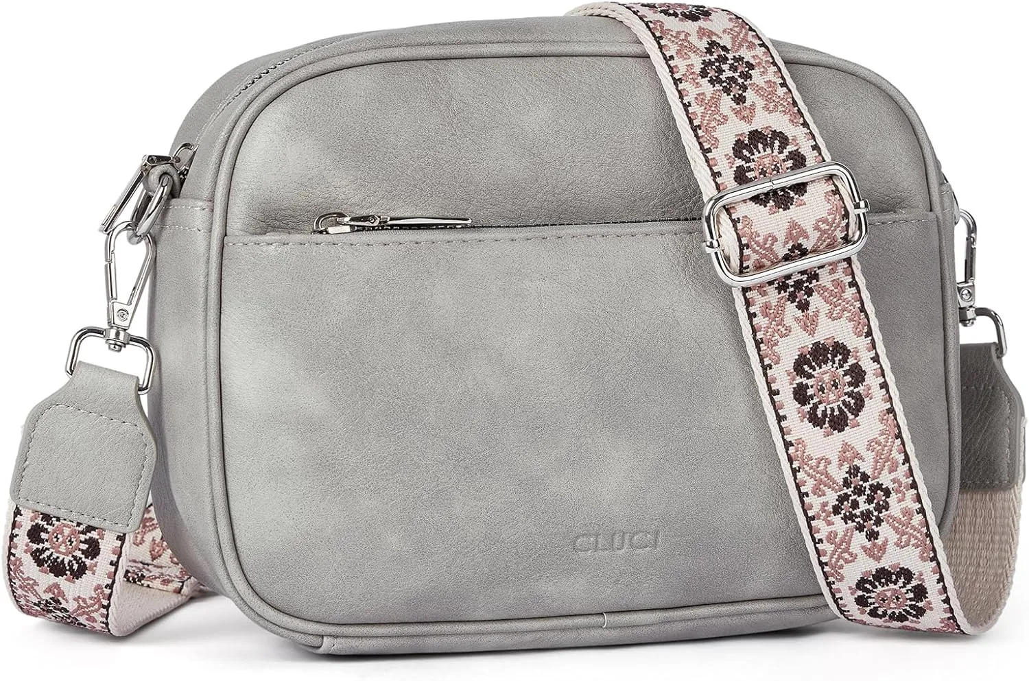 CLUCI Crossbody Bags for Women, Vegan Leather Shoulder Handbags，Purses for Women with Adjustable Wide Strap
