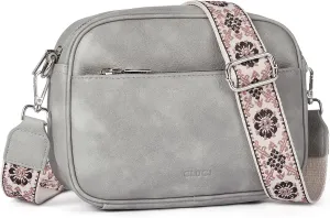 CLUCI Crossbody Bags for Women, Vegan Leather Shoulder Handbags，Purses for Women with Adjustable Wide Strap