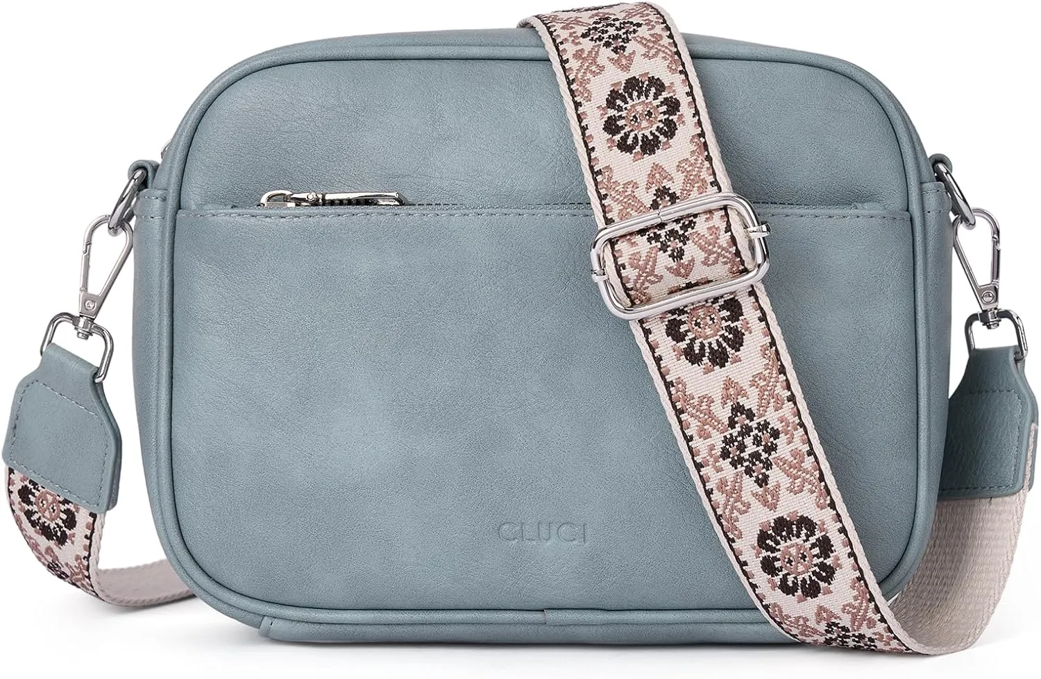 CLUCI Crossbody Bags for Women, Vegan Leather Shoulder Handbags，Purses for Women with Adjustable Wide Strap