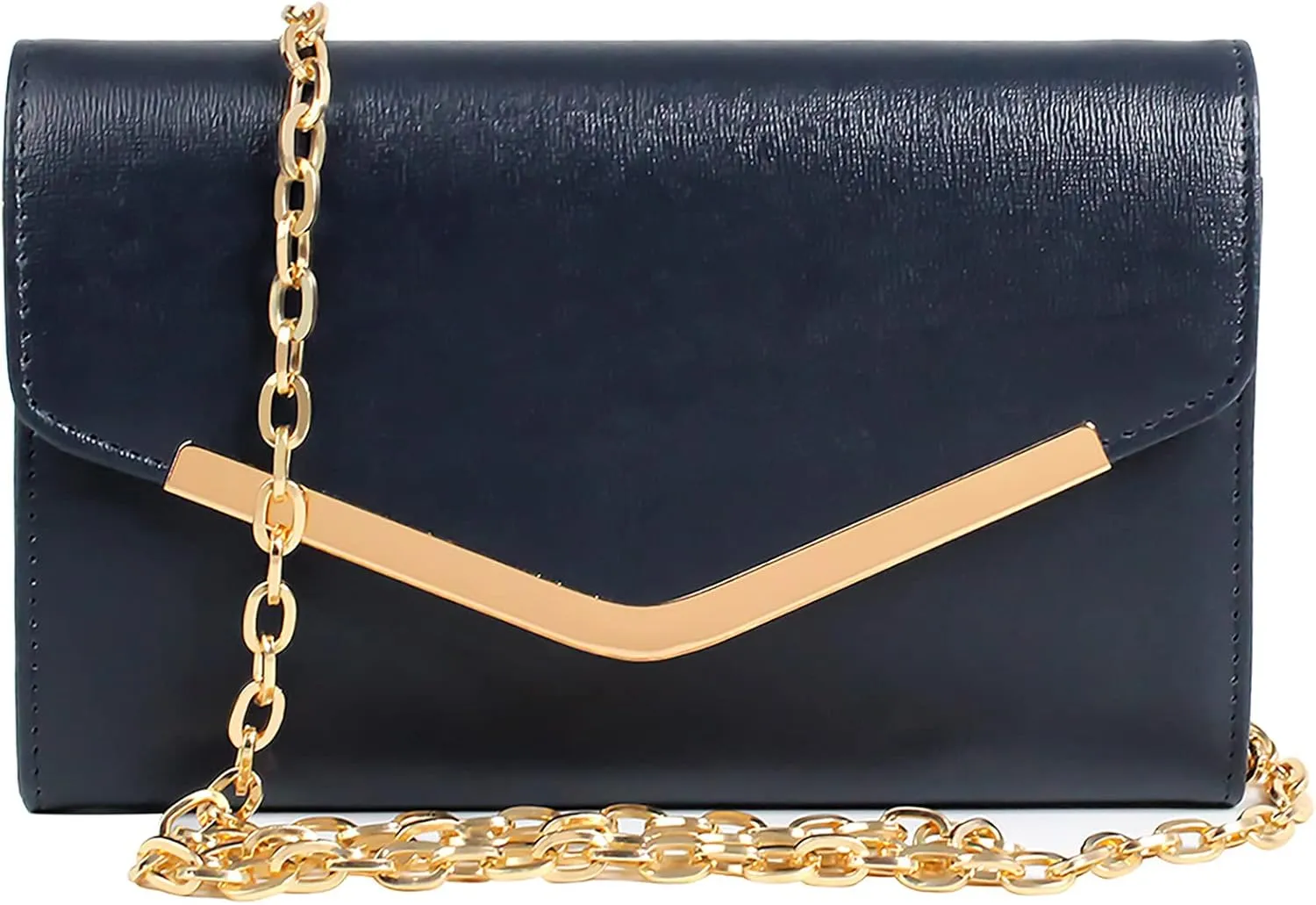 Clutch Purse Evening Bag for Women, Envelope Handbag With Detachable Chain for Wedding and Party