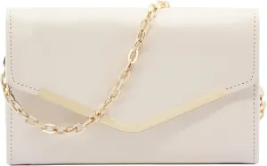 Clutch Purse Evening Bag for Women, Envelope Handbag With Detachable Chain for Wedding and Party