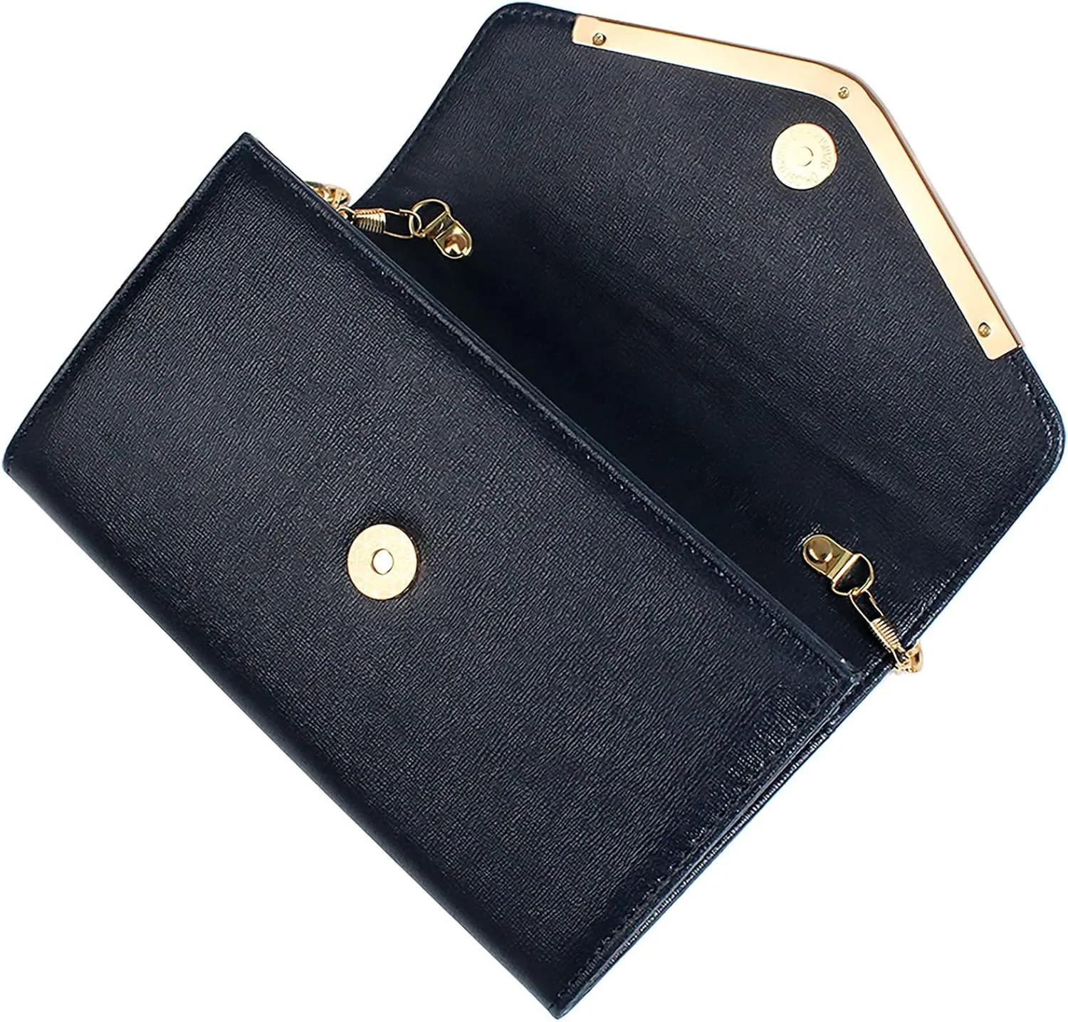 Clutch Purse Evening Bag for Women, Envelope Handbag With Detachable Chain for Wedding and Party