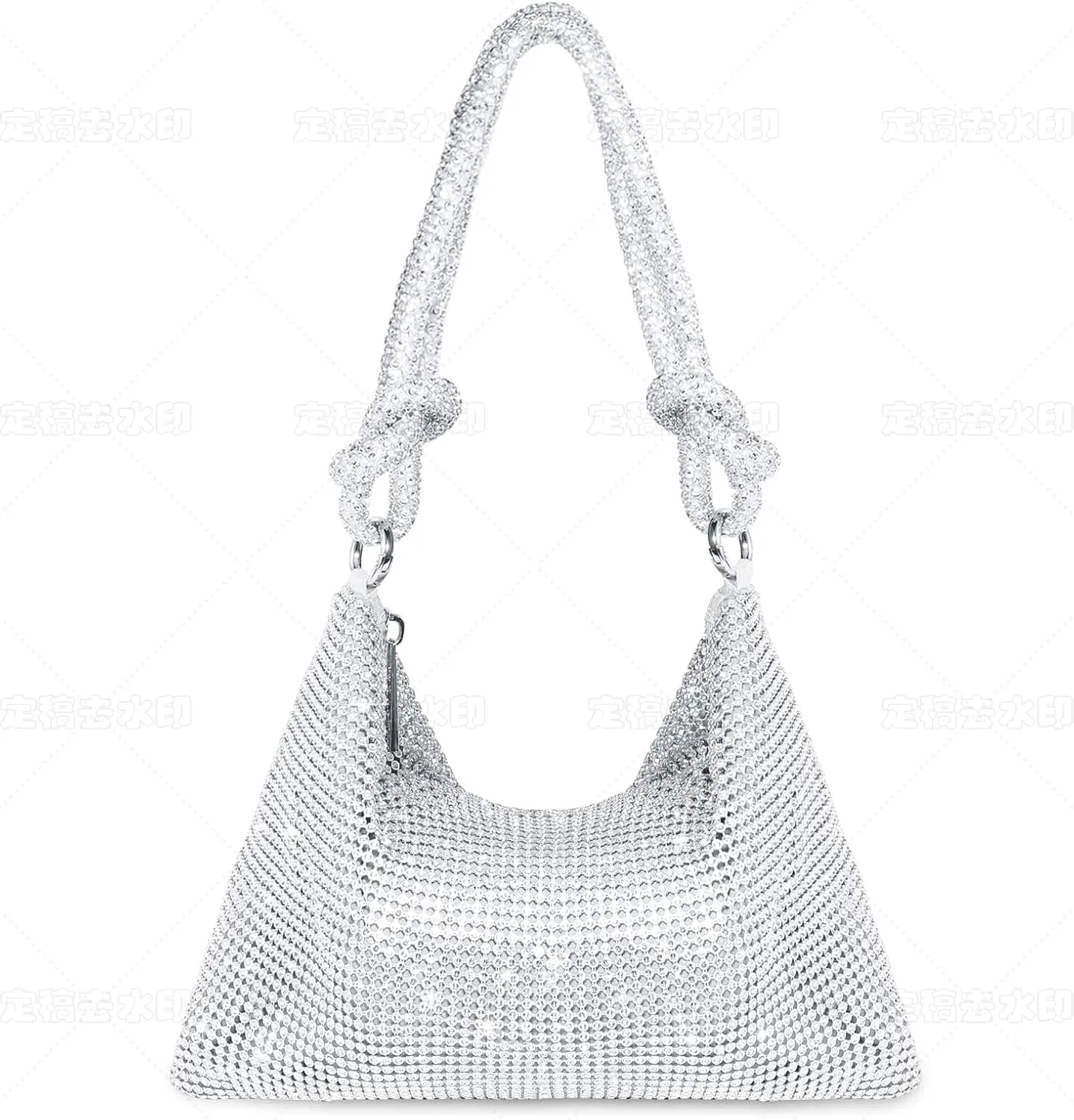 Clutch Purse for Women,Sparkly Rhinestone Evening Bag Wedding & Party Accessories,Handbag Fits Phone,Wallet & Lipstick